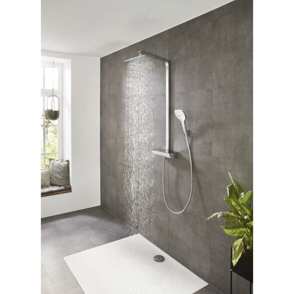 Hansgrohe Raindance E Showerpipe 360 27112000 virštinkinė termostatinė dušo sistema 1