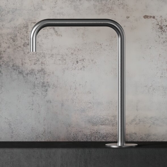 Hapa 316 Inox aukštas praustuvo snapelis H formos