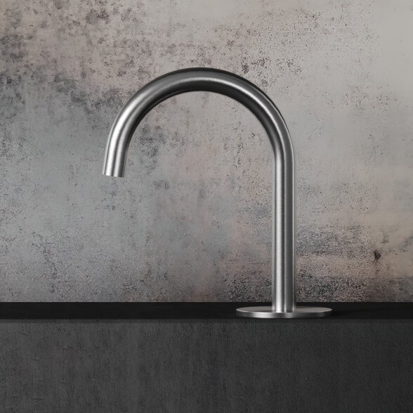 Hapa 316 Inox žemas praustuvo snapelis U formos Hapa 316 Inox žemas praustuvo snapelis U formos