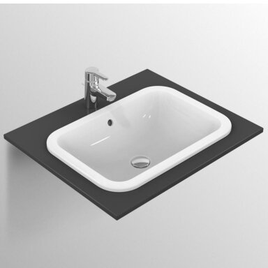 Ideal Standard Connect Rectangular įleidžiamas praustuvas be skylės maišytuvui