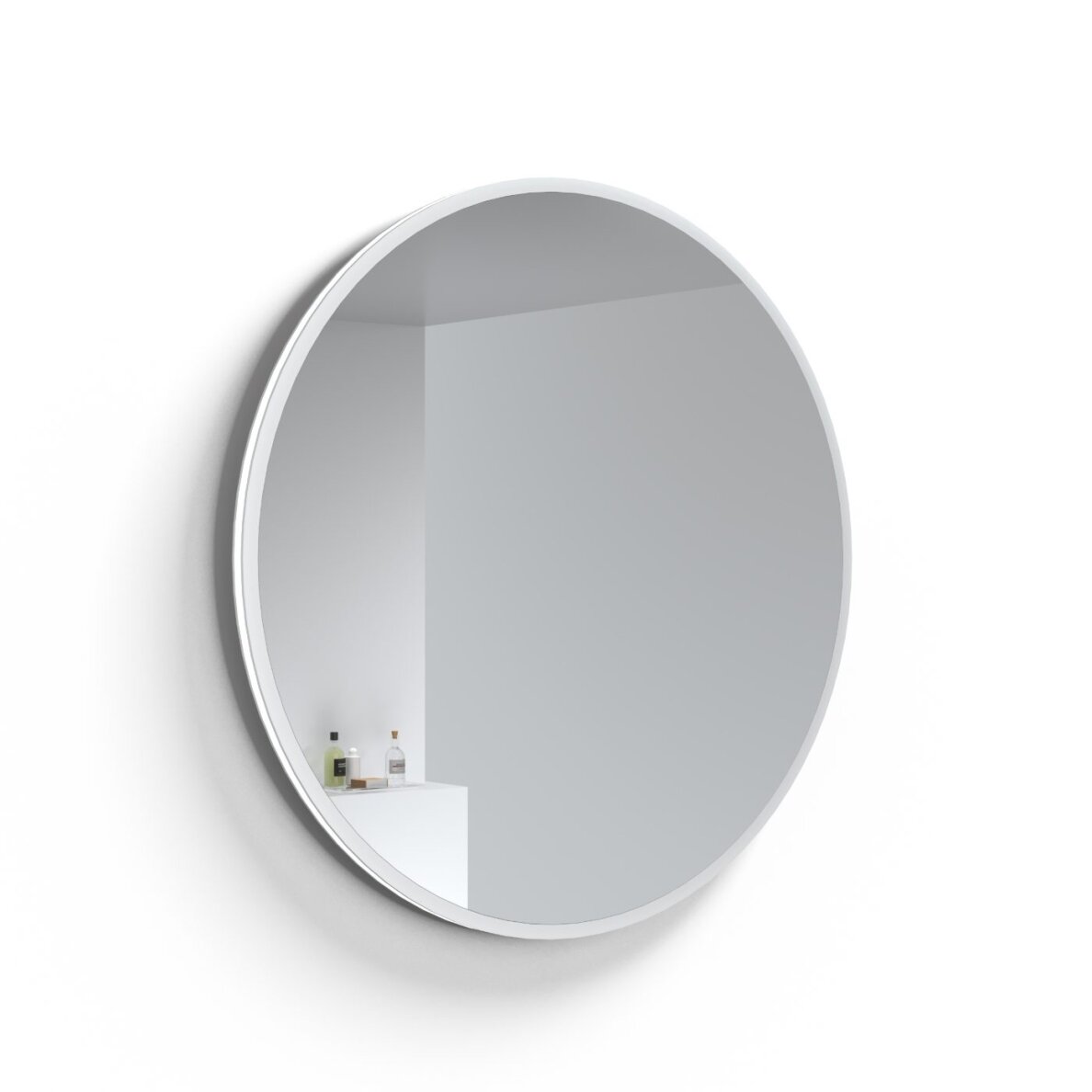 Kamė AURA apvalus veidrodis su LED apšvietimu 100 cm