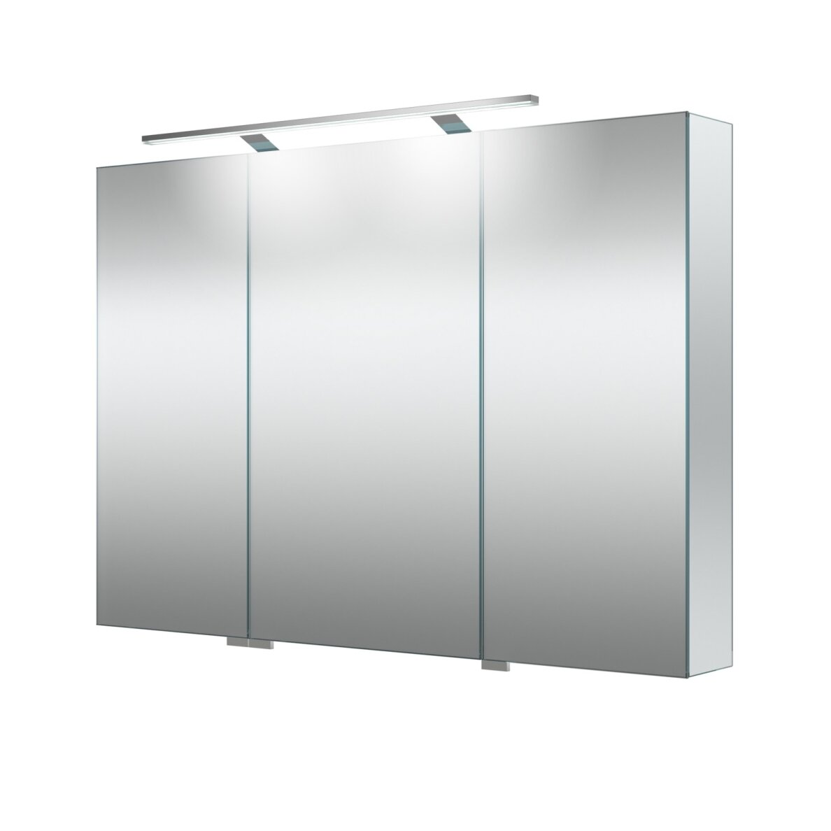Kamė GARDA veidrodinė spintelė su LED šviestuvu 100 cm 1
