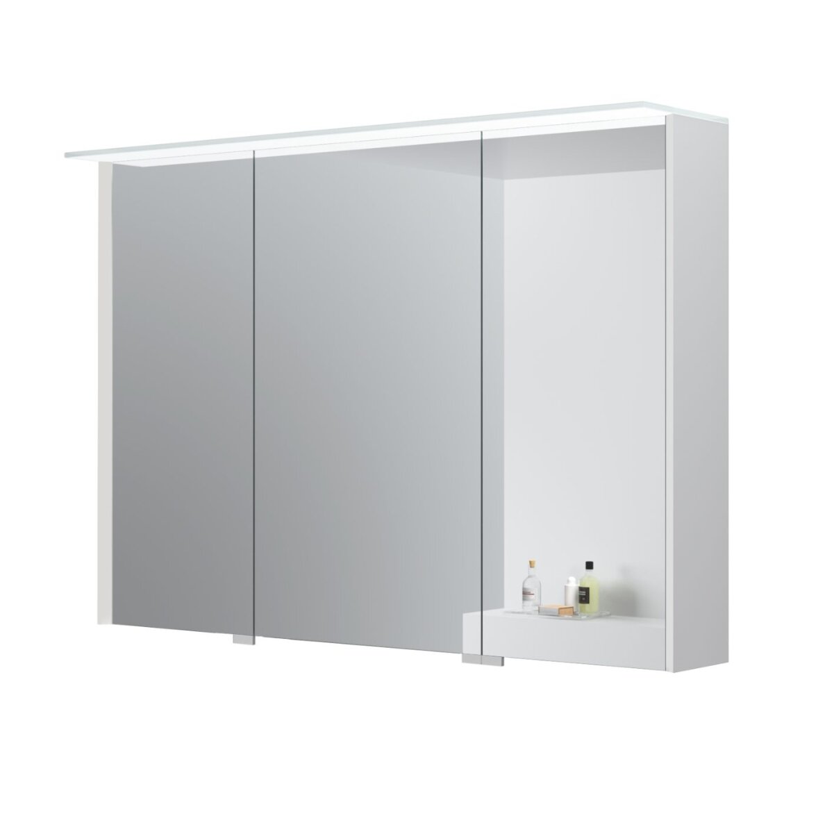 Kamė LOFT veidrodinė spintelė su LED stogeliu 100 cm