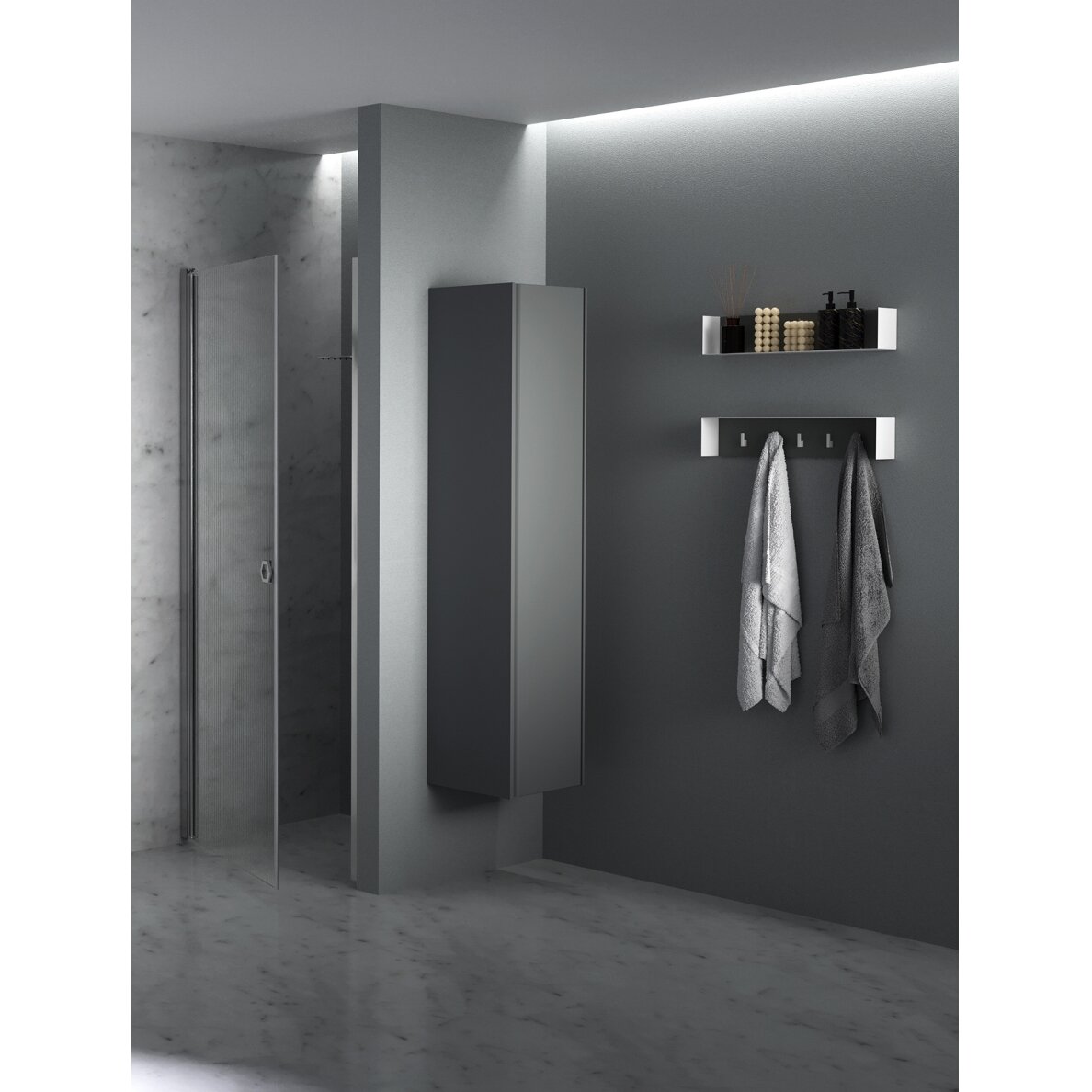 Kamė MOON ūkinė spintelė 36 × 160 cm 17 Kamė MOON ūkinė spintelė 36 × 160 cm 17