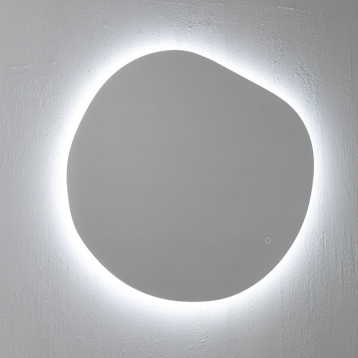 Kamė ORGANIC veidrodis su LED apšvietimu 90 × 80 cm 7