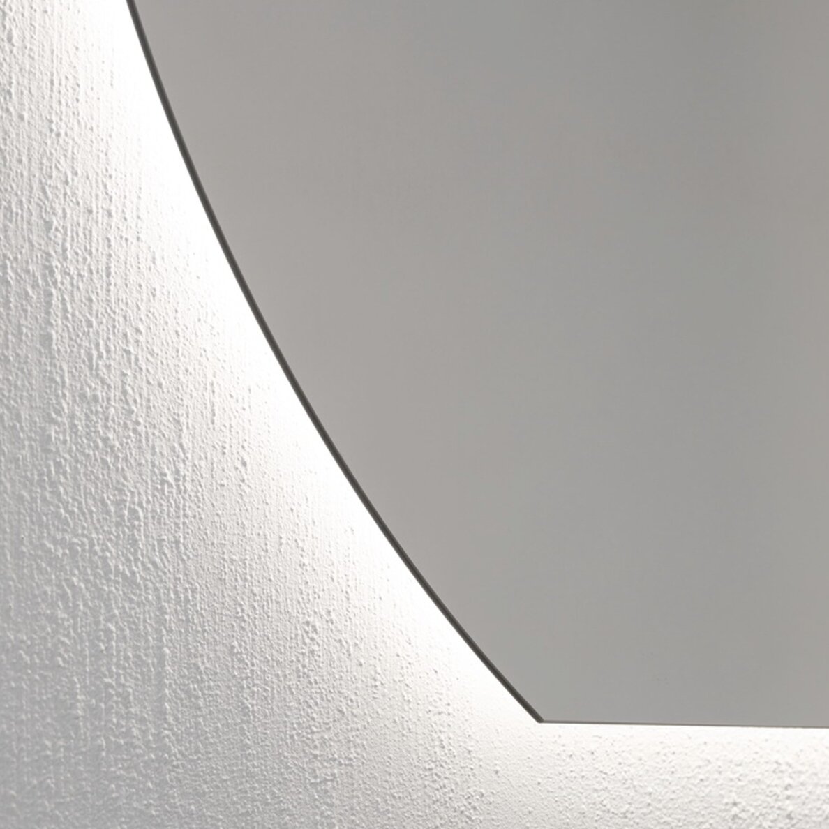 Kamė SEMIROUND veidrodis su LED apšvietimu 100 × 90 cm 3 Kamė SEMIROUND veidrodis su LED apšvietimu 100 × 90 cm 3