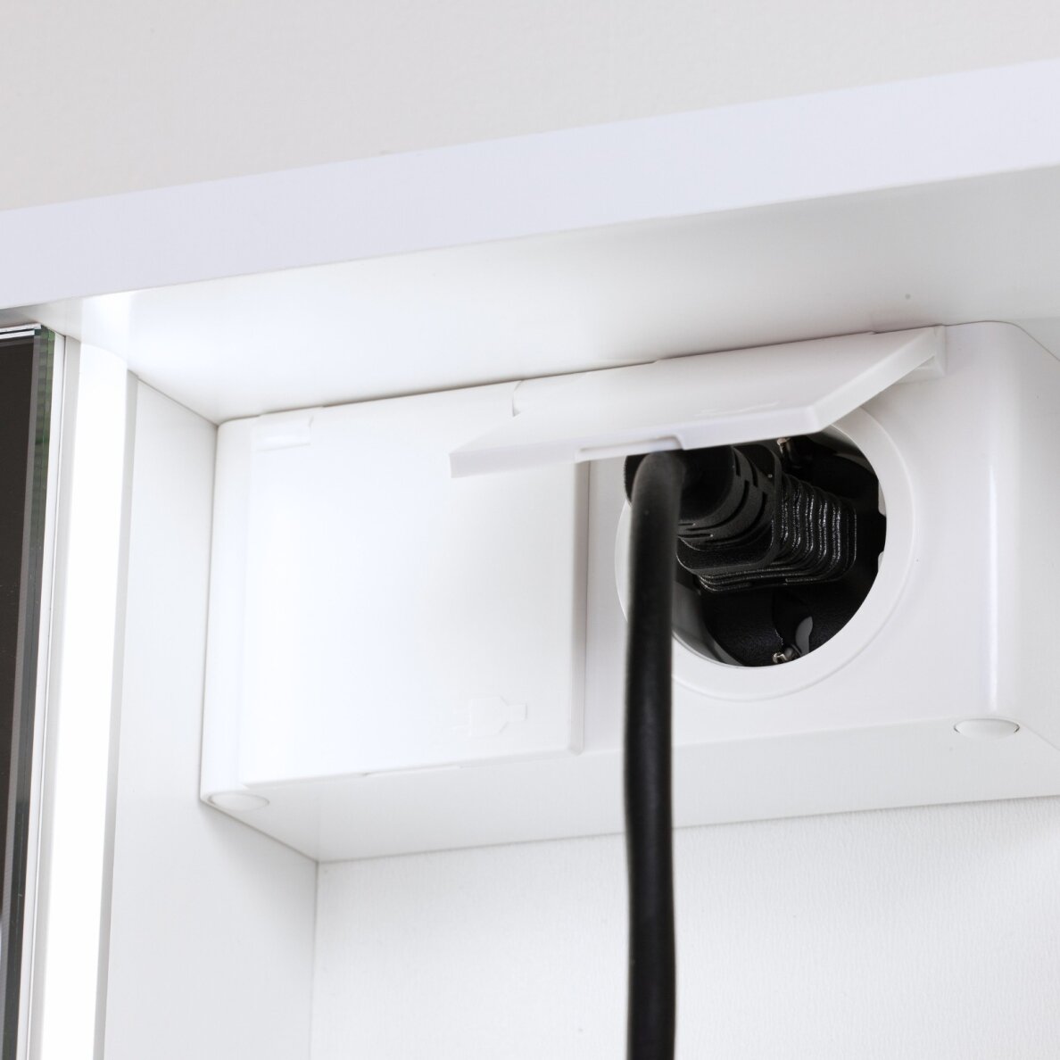 Kamė SHADOWLESS veidrodinė spintelė su LED apšvietimu 100 cm 5