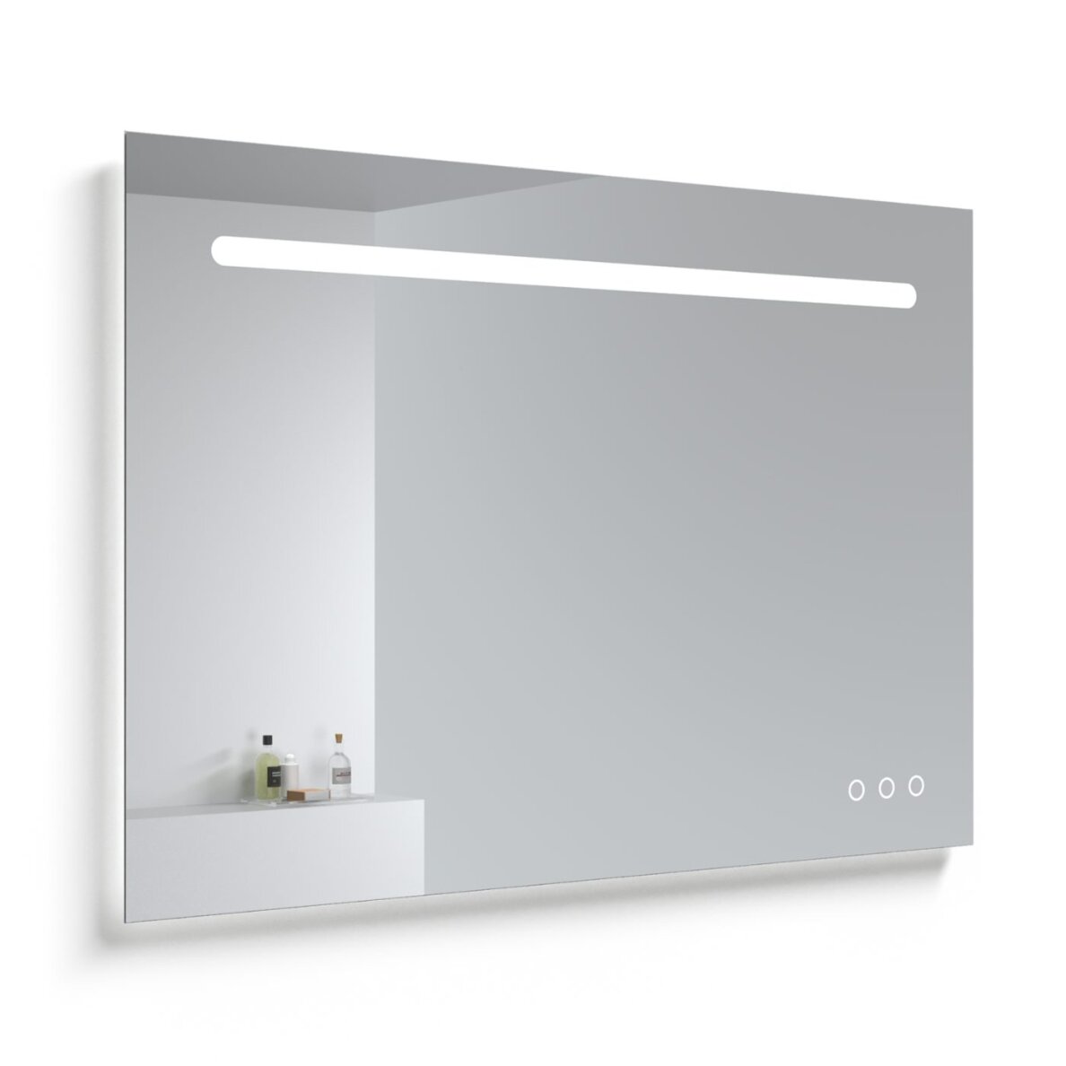 Kamė SMART veidrodis su LED apšvietimu ir Bluetooth 120 × 80 cm