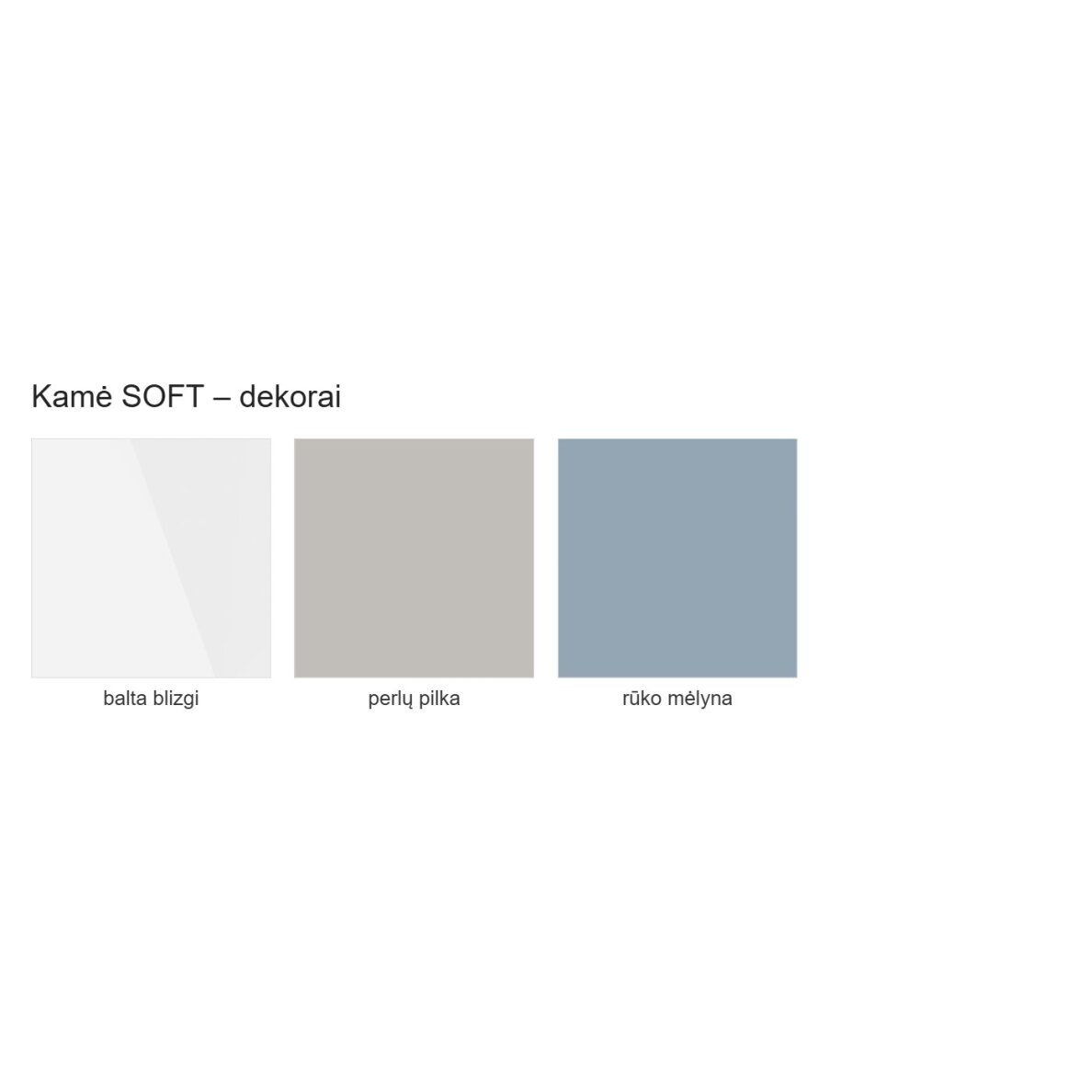 Kamė SOFT spintelė su keraminiu praustuvu 60 cm 8