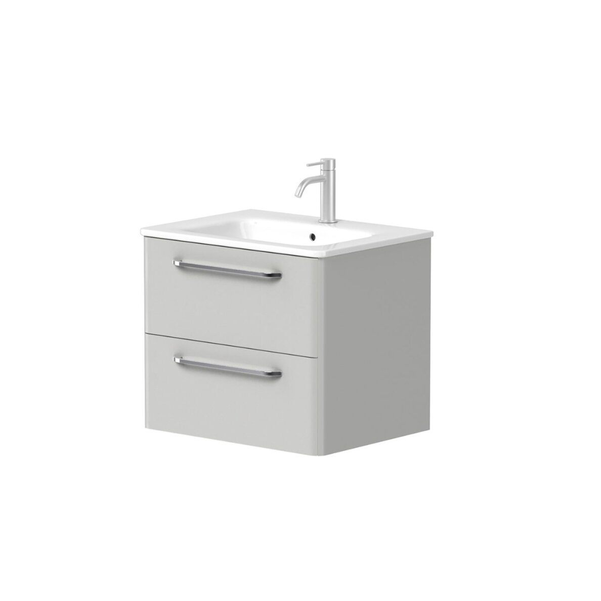 Kamė SOFT spintelė su keraminiu praustuvu 60 cm Kamė SOFT spintelė su keraminiu praustuvu 60 cm