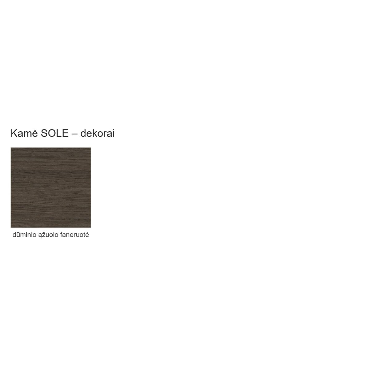 Kamė SOLE spintelė su keraminiu praustuvu 80 cm 9