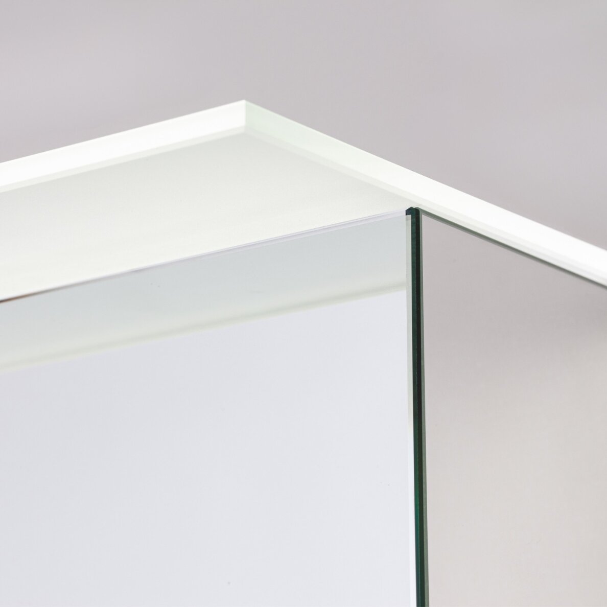 Kamė VETRO veidrodinė spintelė su LED stogeliu 100 cm 2
