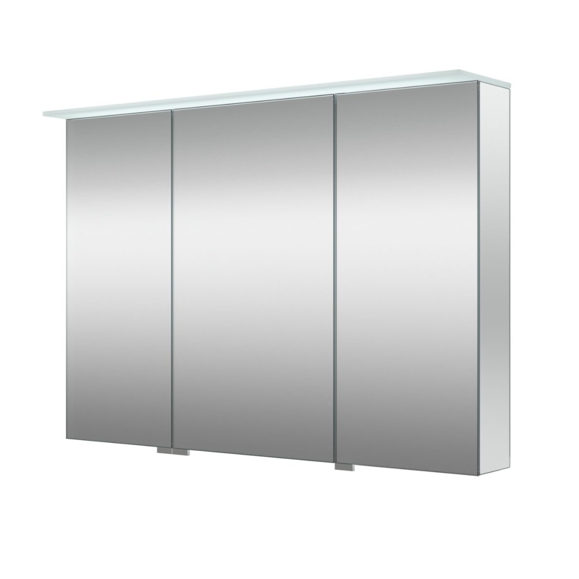 Kamė VETRO veidrodinė spintelė su LED stogeliu 100 cm Kamė VETRO veidrodinė spintelė su LED stogeliu 100 cm