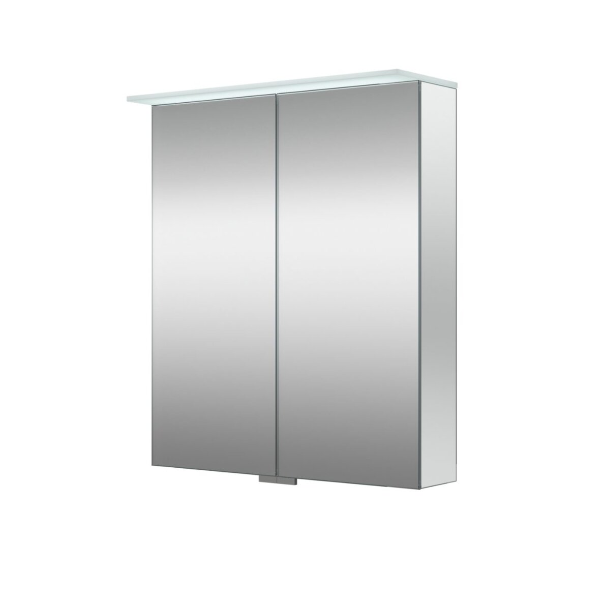 Kamė VETRO veidrodinė spintelė su LED stogeliu 60 cm Kamė VETRO veidrodinė spintelė su LED stogeliu 60 cm