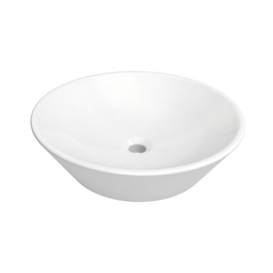 Kamė CIOTOLA pastatomas keraminis praustuvas, baltas Kamė CIOTOLA pastatomas keraminis praustuvas, baltas