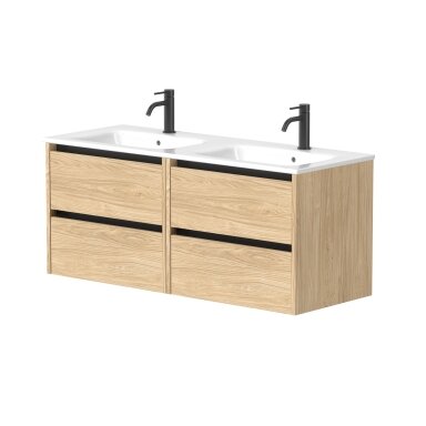 Kamė CITY spintelė su dvigubu ELIDE praustuvu 120 cm