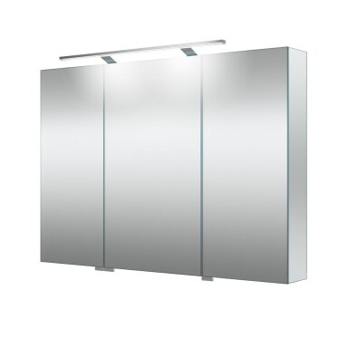 Kamė GARDA veidrodinė spintelė su LED šviestuvu 100 cm