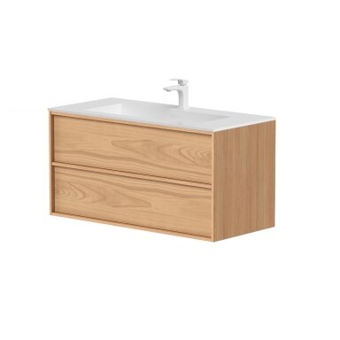 Kamė HOME spintelė su CORIAN praustuvu 100 cm