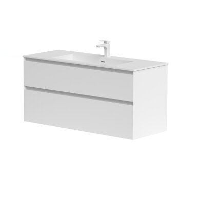 Kamė LOFT spintelė su CORIAN praustuvu 120 cm