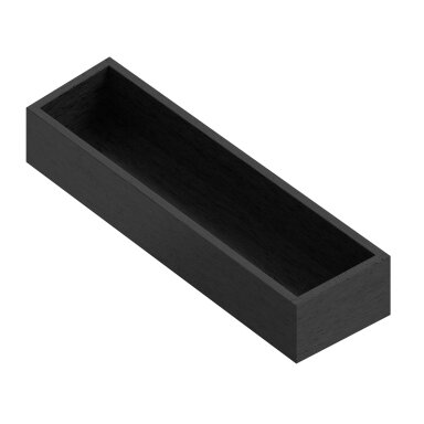 Kamė medinė dėžutė 327x93x50 mm, juodai beicuotas ąžuolas, Grass stalčiams Kamė medinė dėžutė 327x93x50 mm, juodai beicuotas ąžuolas, Grass stalčiams