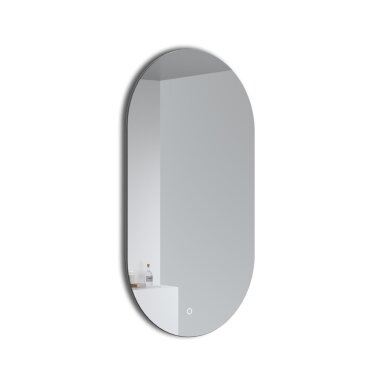 Kamė OVAL veidrodis su LED apšvietimu 50 × 90 cm