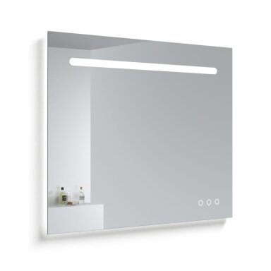 Kamė SMART veidrodis su LED apšvietimu ir Bluetooth 100 × 80 cm