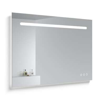 Kamė SMART veidrodis su LED apšvietimu ir Bluetooth 120 × 80 cm