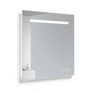 Kamė SMART veidrodis su LED apšvietimu ir Bluetooth 80 × 80 cm
