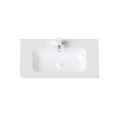 Kamė SOFT įleidžiamas keraminis praustuvas 60 cm, baltas