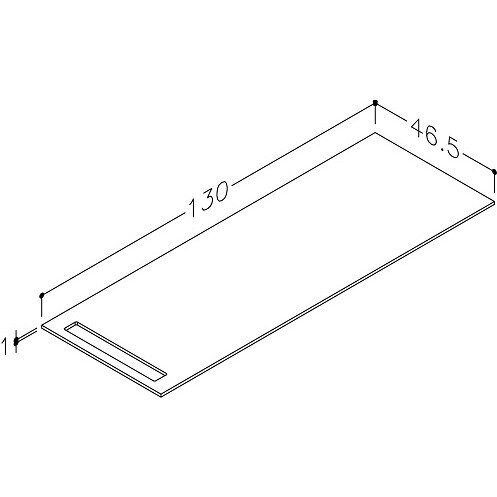 Kamė HPL stalviršis su išpjova rankšluosčiui 130 cm 5 Kamė HPL stalviršis su išpjova rankšluosčiui 130 cm 5