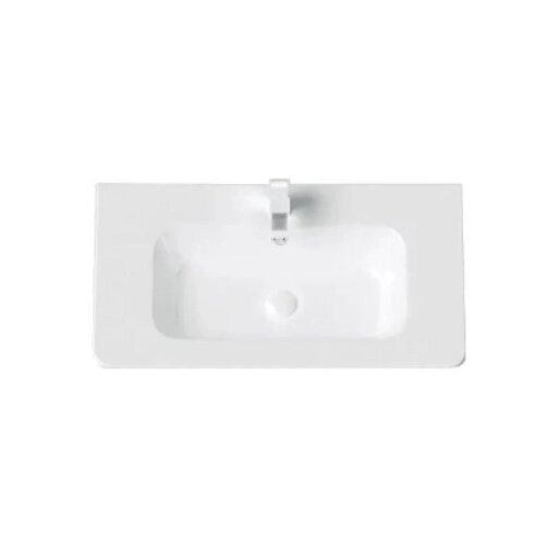 Kamė SOFT įleidžiamas keraminis praustuvas 80 cm, baltas Kamė SOFT įleidžiamas keraminis praustuvas 80 cm, baltas