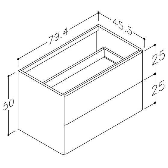 Kamė SOFT spintelė po stalviršiu 80 cm 1 Kamė SOFT spintelė po stalviršiu 80 cm 1