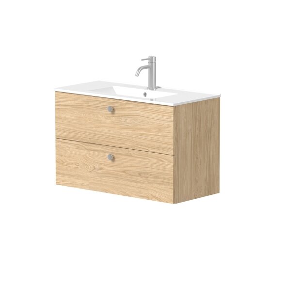 Kamė DUET spintelė su LUARA praustuvu 80 cm 1