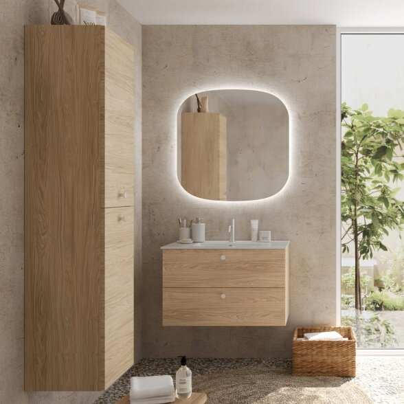 Kamė DUET spintelė su LUARA praustuvu 80 cm 5 Kamė DUET spintelė su LUARA praustuvu 80 cm 5
