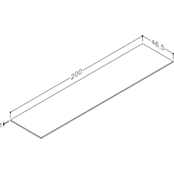 Kamė HPL stalviršis 200 cm 5 Kamė HPL stalviršis 200 cm 5