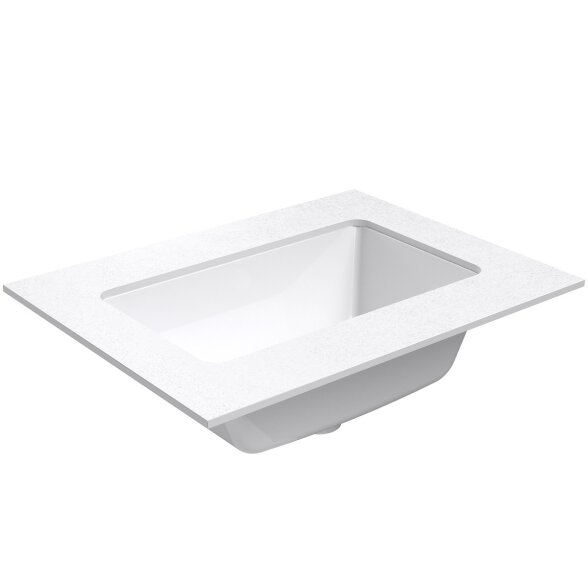 Kamė ILSA HPL stalviršis su klijuotu keraminiu praustuvu 60 cm 4