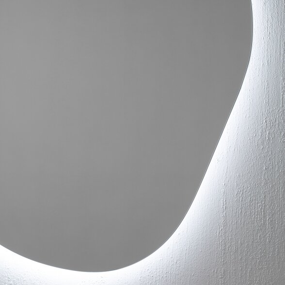 Kamė ORGANIC veidrodis su LED apšvietimu 90 × 80 cm 5 Kamė ORGANIC veidrodis su LED apšvietimu 90 × 80 cm 5