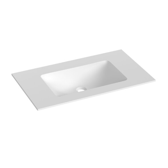 Kamė ORION įleidžiamas praustuvas 80 cm, matinis baltas