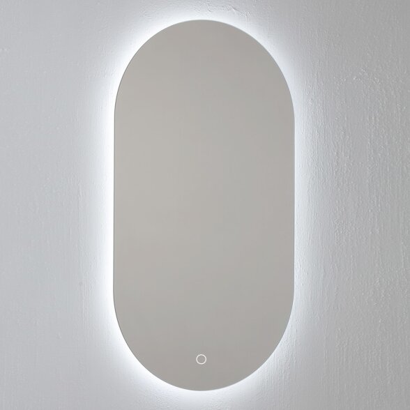 Kamė OVAL veidrodis su LED apšvietimu 50 × 90 cm 1 Kamė OVAL veidrodis su LED apšvietimu 50 × 90 cm 1