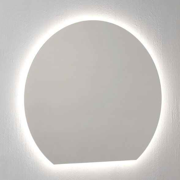 Kamė SEMIROUND veidrodis su LED apšvietimu 120 × 110 cm 1 Kamė SEMIROUND veidrodis su LED apšvietimu 120 × 110 cm 1