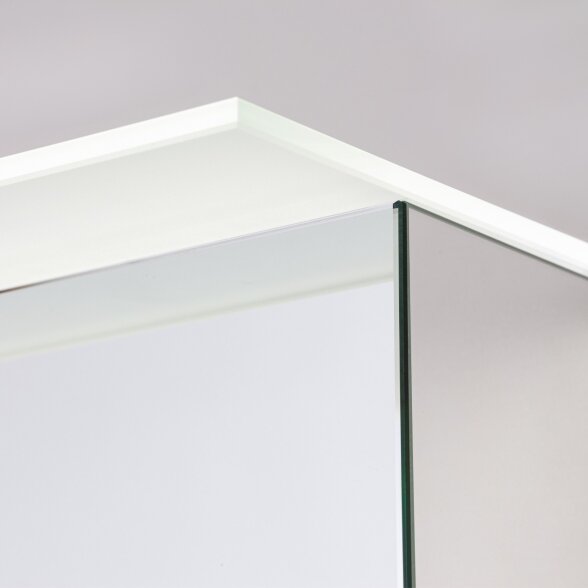 Kamė VETRO veidrodinė spintelė su LED stogeliu 100 cm 2 Kamė VETRO veidrodinė spintelė su LED stogeliu 100 cm 2