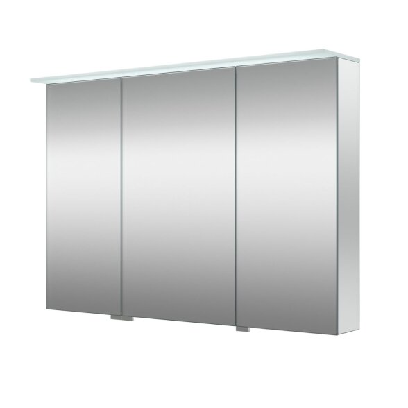 Kamė VETRO veidrodinė spintelė su LED stogeliu 100 cm Kamė VETRO veidrodinė spintelė su LED stogeliu 100 cm