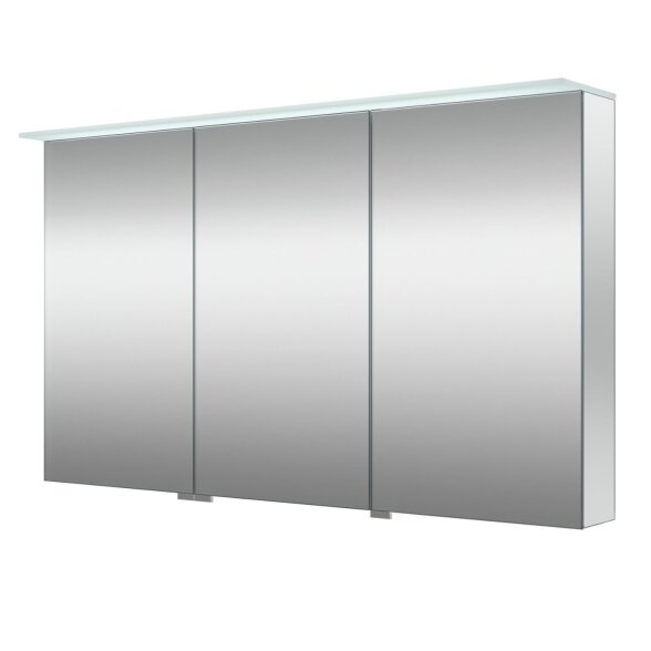 Kamė VETRO veidrodinė spintelė su LED stogeliu 120 cm Kamė VETRO veidrodinė spintelė su LED stogeliu 120 cm