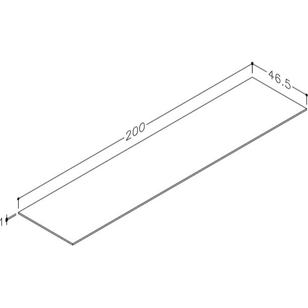 Kamė HPL stalviršis 200 cm 5