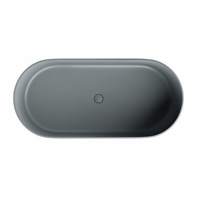 Laisvai pastatoma lieto akmens vonia Omnires OVO M+ Ash grey - OVOWWAG Laisvai pastatoma lieto akmens vonia Omnires OVO M+ Ash grey - OVOWWAG