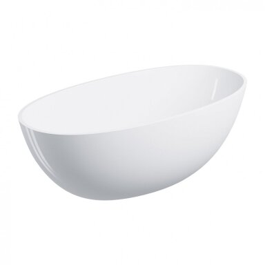 Laisvai pastatoma lieto akmens vonia Omnires SHELL M+ SHELL148WWBP 148 x 75 cm Laisvai pastatoma lieto akmens vonia Omnires SHELL M+ SHELL148WWBP 148 x 75 cm