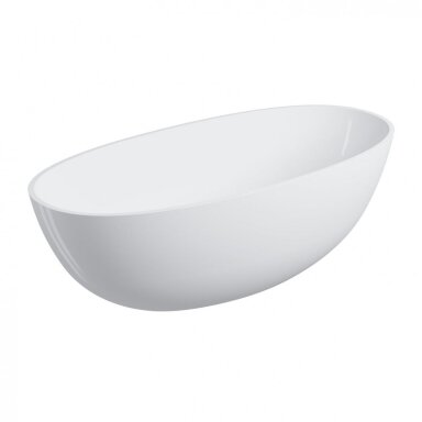 Laisvai pastatoma lieto akmens vonia Omnires SHELL M+ SHELL175WWBP 175 x 78 cm Laisvai pastatoma lieto akmens vonia Omnires SHELL M+ SHELL175WWBP 175 x 78 cm