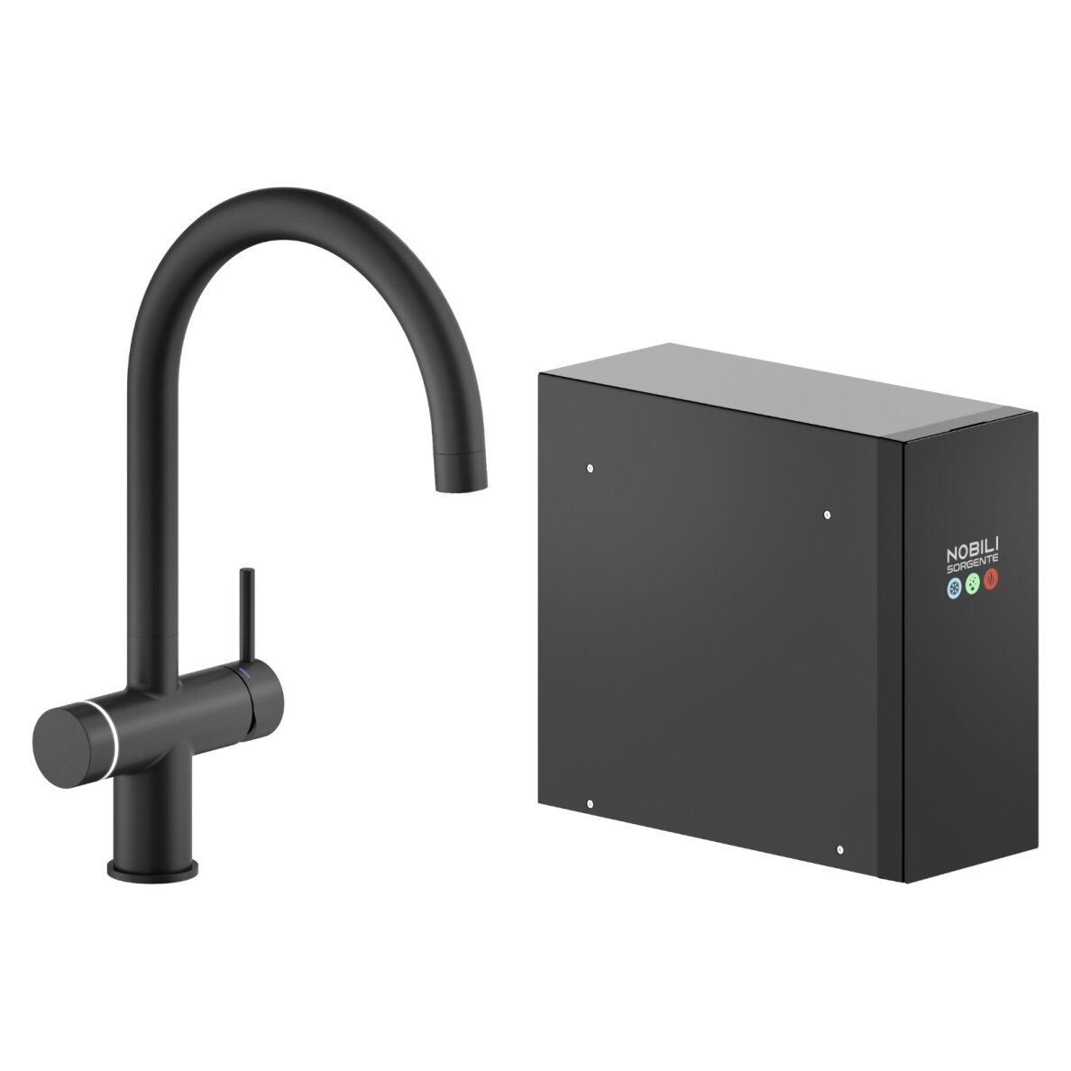 Nobili Sorgente Frizza & Bolle virtuvinis maišytuvas All-in-One 9