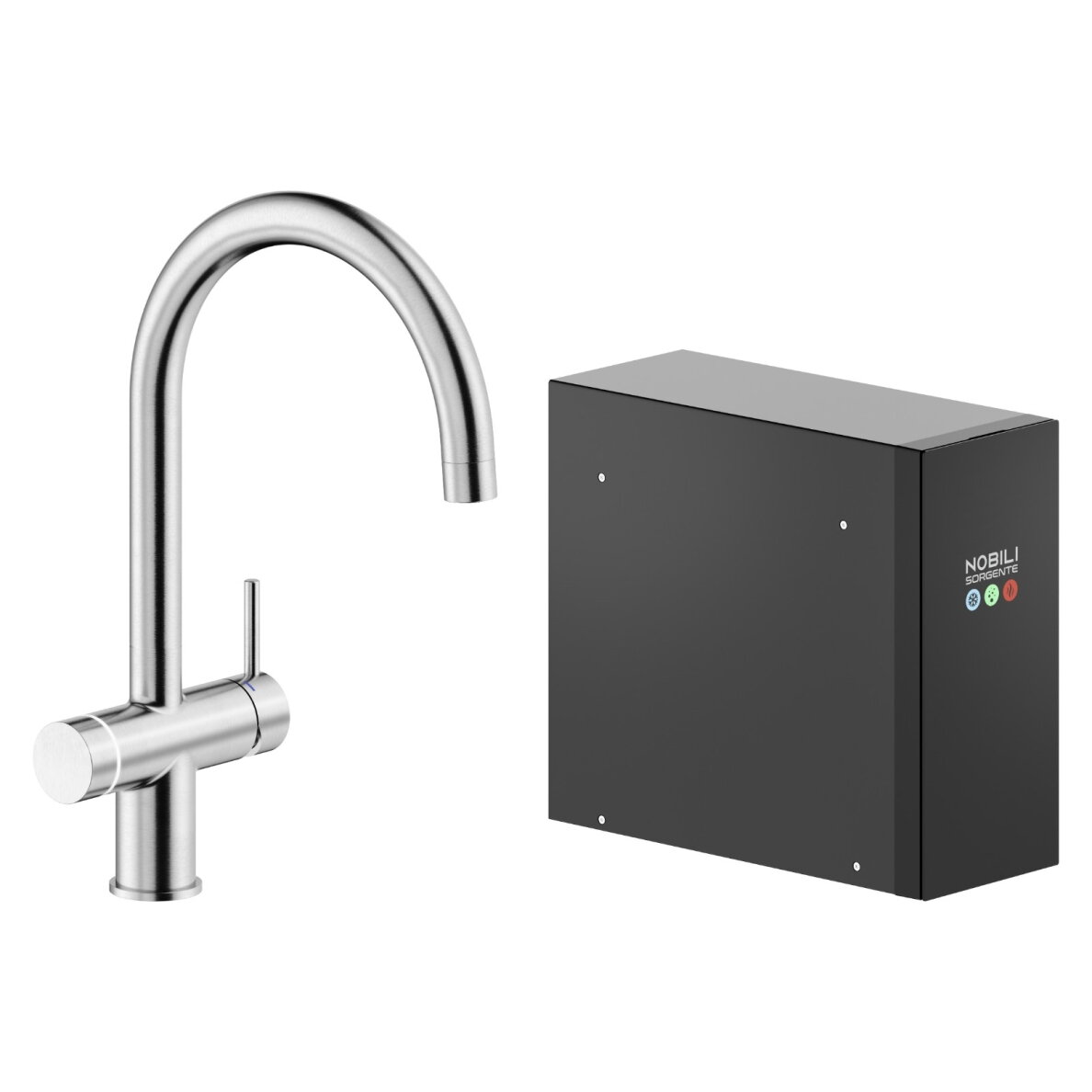 Nobili Sorgente Frizza & Bolle virtuvinis maišytuvas All-in-One 10