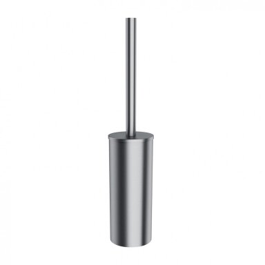 Matinės nerūdijančio plieno spalvos pastatomas tualetinis šepetys Modern Project MP60622NI Matinės nerūdijančio plieno spalvos pastatomas tualetinis šepetys Modern Project MP60622NI